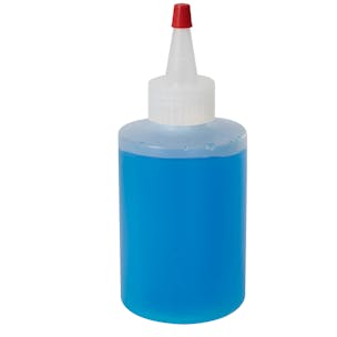 HDPE Squat Cylindrical Bottles with Yorker Dispensing Caps