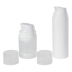 Airless Dispensers with Caps