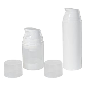 Airless Dispensers with Caps