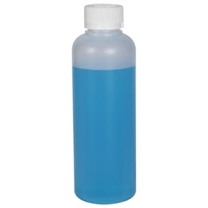 HDPE Philly Round Bottles with CRC Caps