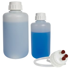 Heavy-Duty Economy Vacuum Bottles & Aseptic Transfer Caps