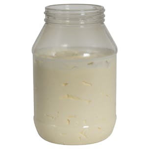 PET Mayo Jar (30% PCR Material) & Caps