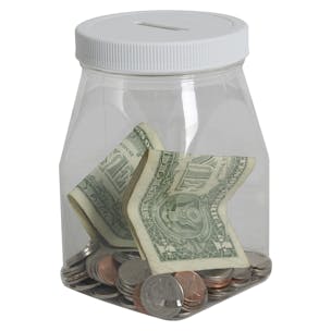 PET Jars with Slotted Caps