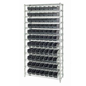 Quantum® Conductive Bin Wire Shelving Systems