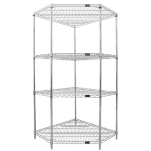 Quantum® Corner Wire Shelving Units