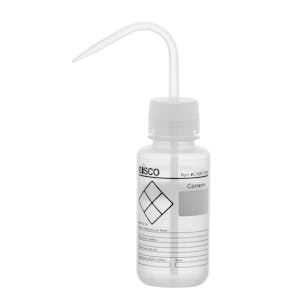 Performance Plastic Wide Mouth Blank Label-Your-Own Chemical Wash Bottles