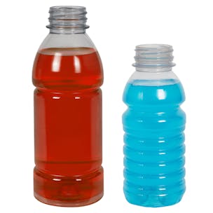PET Round Hot-Fill Beverage Bottles