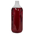 59 oz. Clear PET Square Milkman Beverage Bottle with 38mm DBJ Neck (Cap Sold Separately)