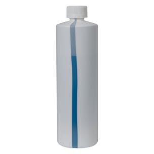 HDPE Easy-View Stripe Cylindrical Bottles with CRC Caps