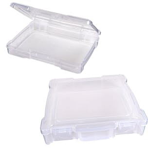 Translucent Polypropylene Hinged Cases with Latch