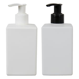 HDPE Square Bottles with Dispensing Pumps