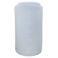 25 Gallon Natural Kynar® PDVF Vertical Storage Tank (1.9 Specific Gravity) with 5" Lid - 18" Dia. x 31" Hgt.