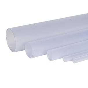 Frosted Clear Extruded Acrylic Tubing