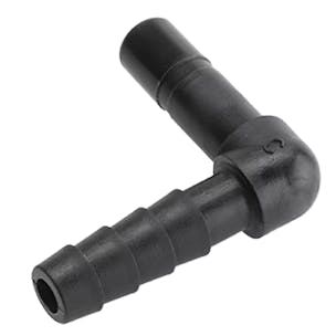 Parker TrueSeal™ Kynar® PVDF Push-In 90° Tube Stem Elbows
