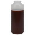 12 oz. Natural Polypropylene Hot-Fill Cylindrical Sauce Bottle with 38/400 Neck (Cap Sold Separately)