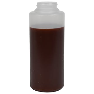 Polypropylene Hot-Fill Cylindrical Sauce Bottle