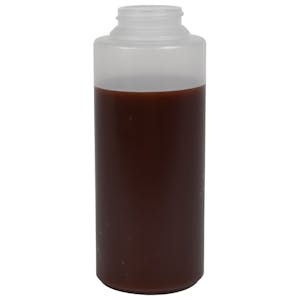 Polypropylene Hot-Fill Cylindrical Sauce Bottle