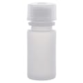 4mL Natural HDPE Narrow Mouth Round Reagent Bottle with 13/415 Natural Polypropylene Cap - Package of 12