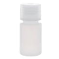 15mL Natural LDPE Narrow Mouth Round Reagent Bottle with 20/415 Natural Polypropylene Cap - Package of 12