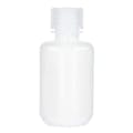 60mL Natural LDPE Narrow Mouth Round Reagent Bottle with 20/415 Natural Polypropylene Cap - Package of 12