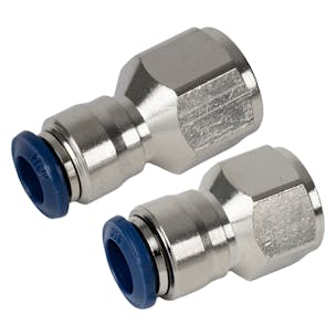 Pneumatic Push-to-Connect Female Adapters