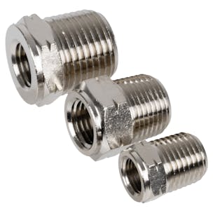 Nickel-Plated Brass Threaded Reducers