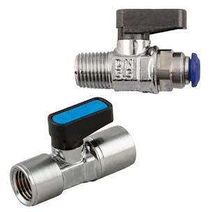 Straight Thru Mini Ball Valves