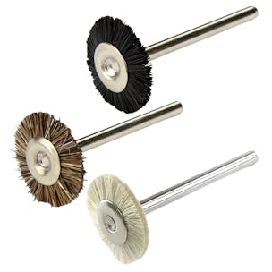 Mounted Mini Bristle Brush Wheels